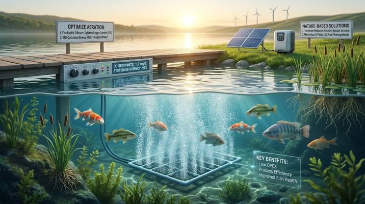 Increase dissolved oxygen 