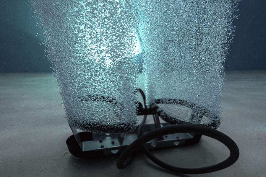 Pond Aerator System work
