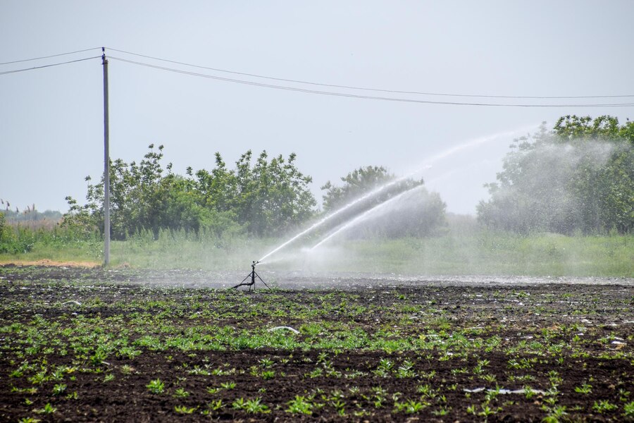 Irrigation sprinklers for farming